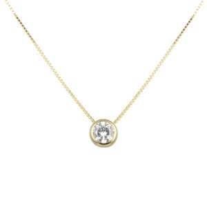 Susanito Collar Mujer Cadena Finito Dorado con Cubic