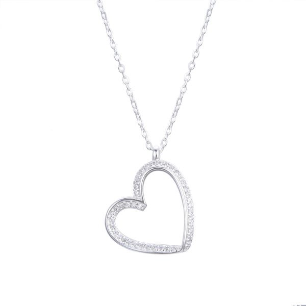 Cadena y Dije Corazón Micro Cubic