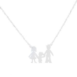Cadena y Dije Familia Liso