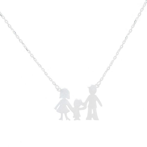 Cadena y Dije Familia Liso