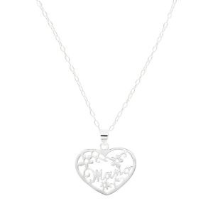 Cadena y Dije de Madre con Corazón