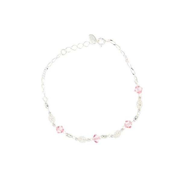 PULSERA ARROZ BOLA FILIGRANA OVALADA #4