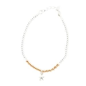 PULSERA BOLAS #4 ROJAS - ESTRELLA CENTRAL