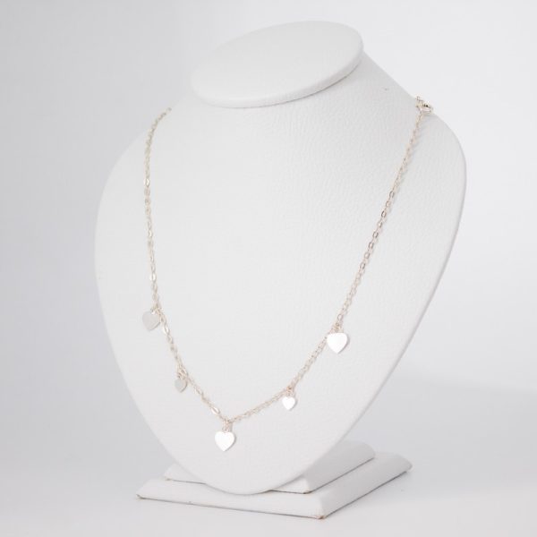 Collar Con Corazónes Lisos - Imagen 2