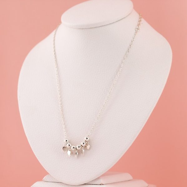 Collar de Corazones con Bolitas - Imagen 2