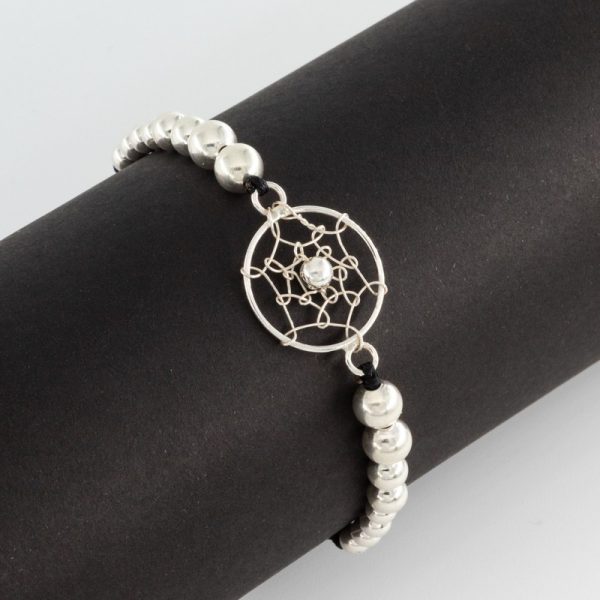 Pulsera Atrapa Sueños Con Bolitas - Imagen 2