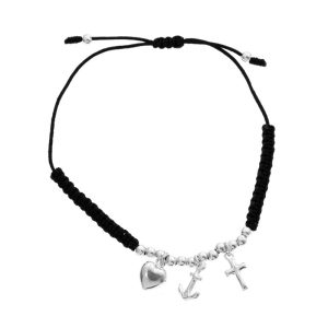 Pulsera Hilo Marina Dije Corazón