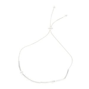 Pulsera Corbatero Cola De Ratón Barra Bolitas