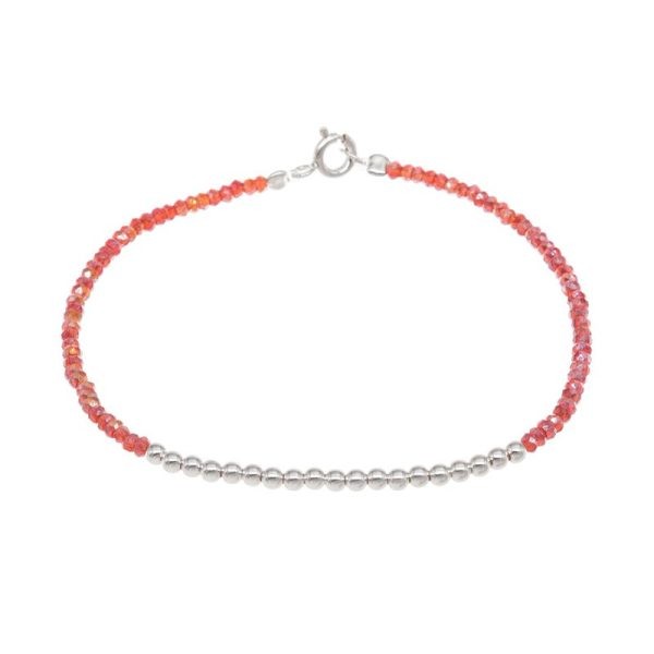 Pulsera Piedra Natural Y Bolitas