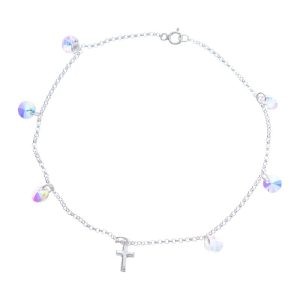 Tobillera de Denario Dije Swarovski
