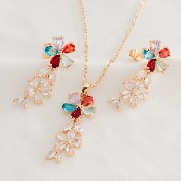 Conjunto de Flores Pendientes - Imagen 2