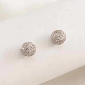 Aro Pasante Tipo Frutilla Micro Cubic Blanco