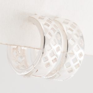 Aros Huggies Liso Anacalado en forma de Rombos