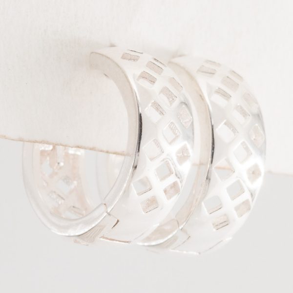 Aros Huggies Liso Anacalado en forma de Rombos