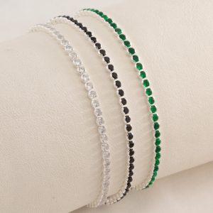 Pulsera Tenis con cubics seguidos