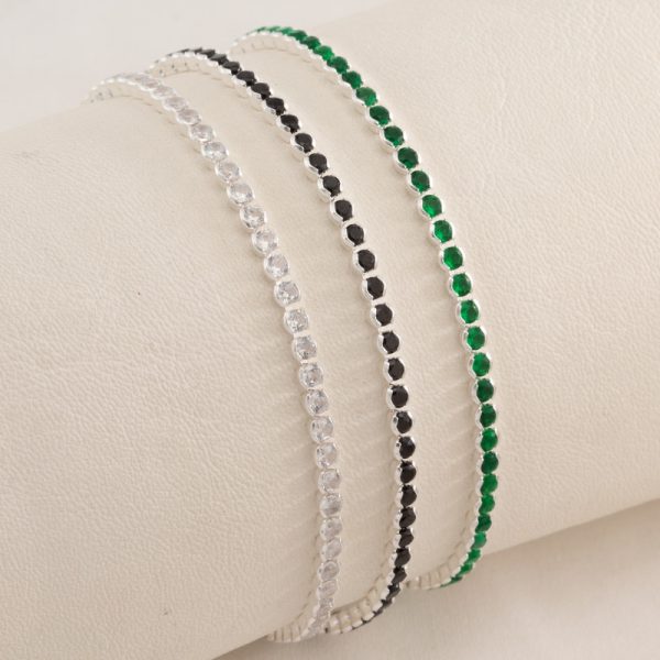 Pulsera Tenis con cubics seguidos