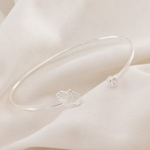 Pulsera Esclava ajustable con dijes Susanito y Mano de Fatima con Cubic