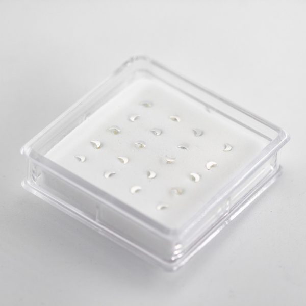 Piercing Punto de Luz Estrella Plata 925 Para Nariz - Imagen 2