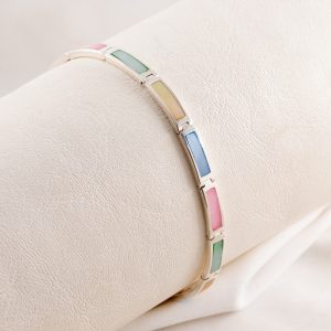 Pulsera Multicolor con Esmalte