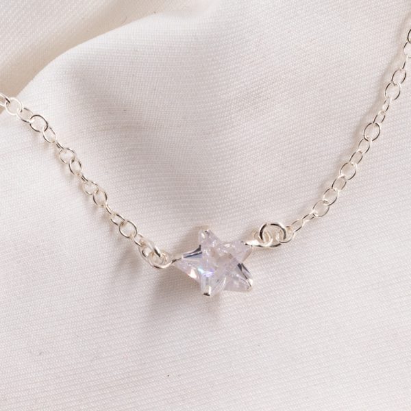 Collar Con Estrella Cubic Completo