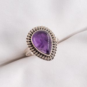 Anillo de Gota Morado