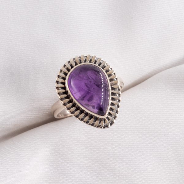 Anillo de Gota Morado