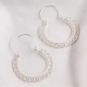 Argolla Estilo Hindú Clásico Envejecido 34 mm