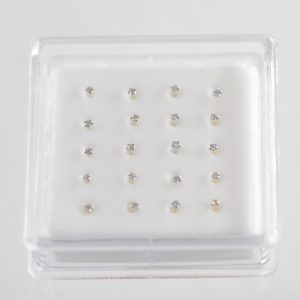 Piercing Punto de Luz Estrella Plata 925 Para Nariz