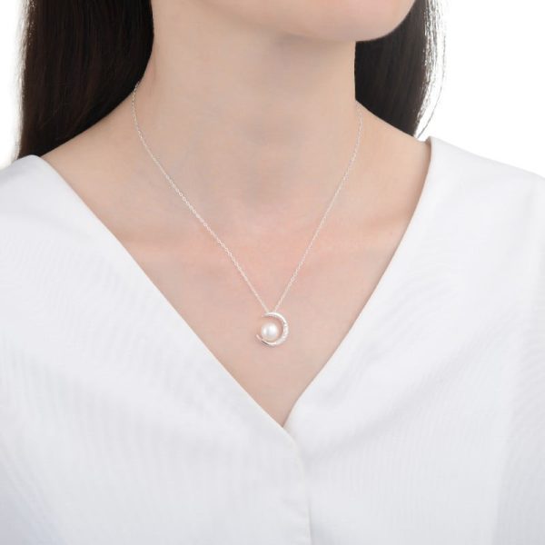 Collar Luna con Perla - Imagen 2