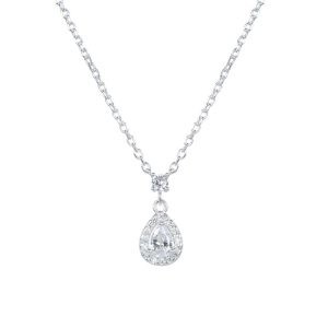 Collar Con Dije de Gota Cubic