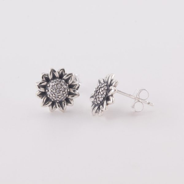 Aros de Girasol Envejecido