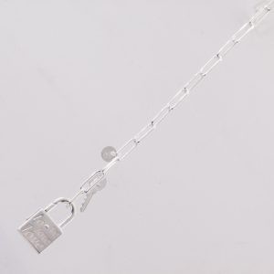Pulsera tipo Clip con Candado y llave Amor