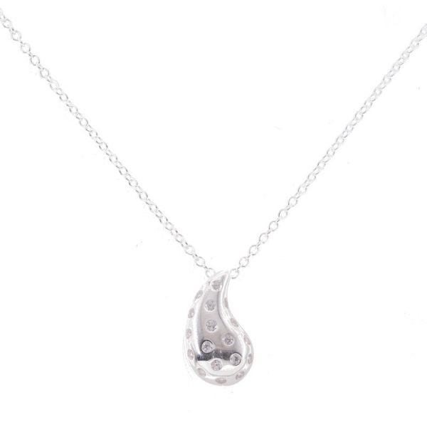 Collar Dije de Gota con Micro Cubics