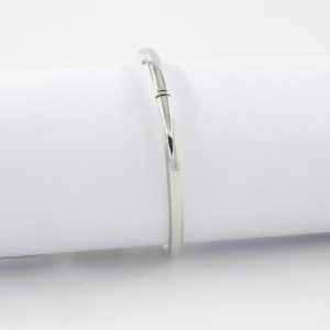 Pulsera Esclava  lisa 60mm Plata 925 Mujer